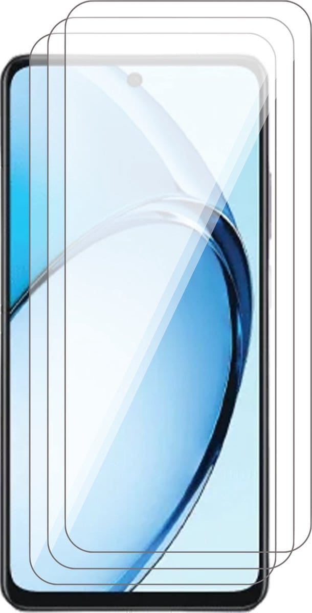 Screenprotector geschikt voor Oppo A60 / A40 / A40m - 3x Glas Screen Protector