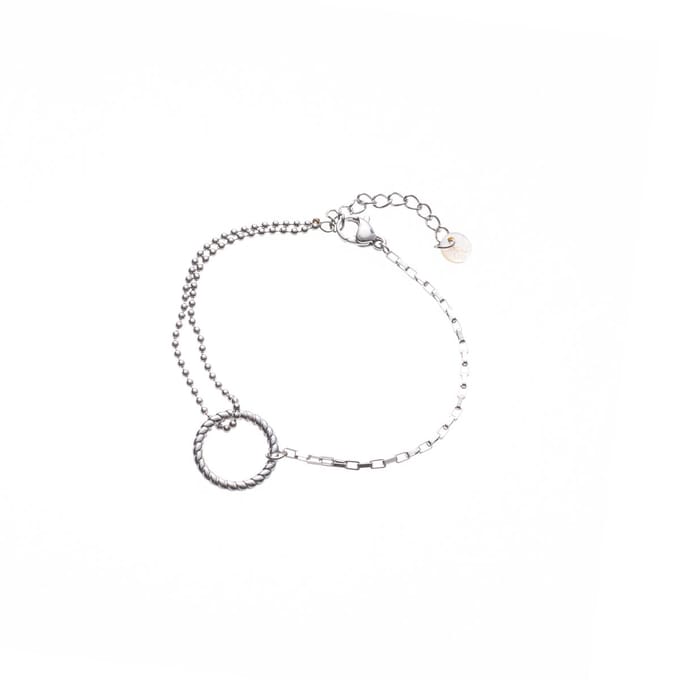 Go Dutch Label Armband (sieraad) twisted circle B2786-1