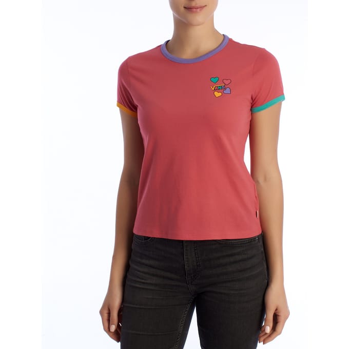Mädchen Kurzarm-T-Shirt Gr Hearts V VN0A4ULHZKD1