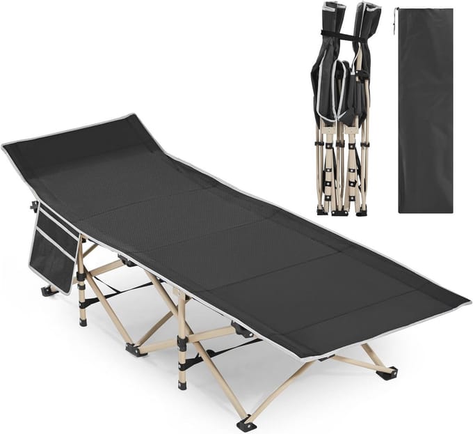 Inklapbaar Veldbed voor Camping en Reizen - Maximaal 150 kg