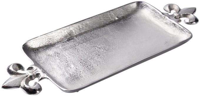 Michael Noll - Dienblad "Lelie" - Zilver - Aluminium - 60cm