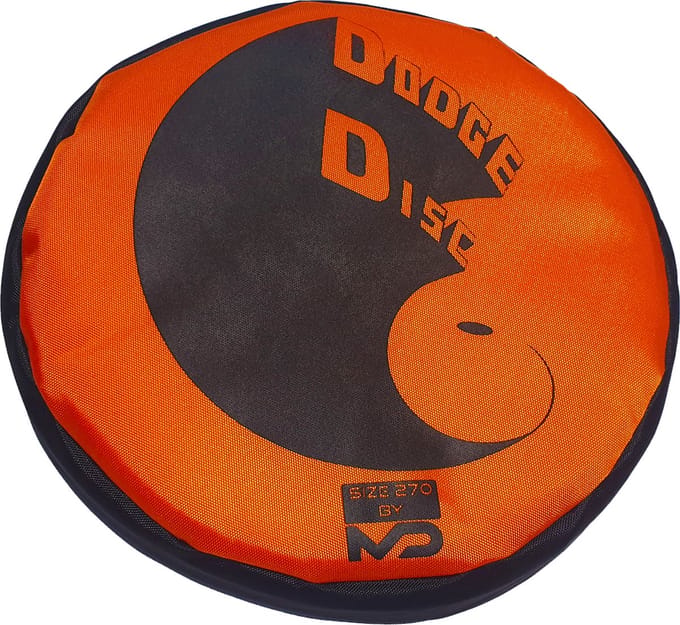 MD Sport - DodgeDisc oranje groot - Veilige frisbee - Trefbal frisbee - Dodgebee