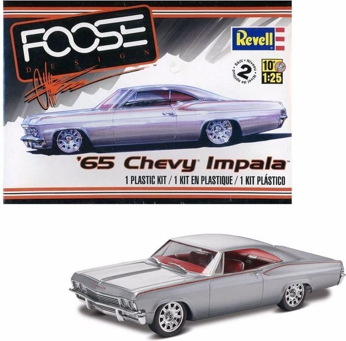 Revell Modelbouwpakket Auto - 14190 1965 Chevy Impala - Amerikaanse Auto Plastic - 1:25 - Modelbouw