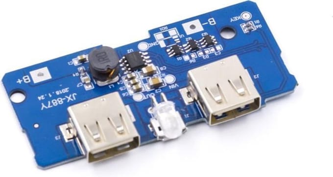 OTRONICÂ® Power Bank DIY 18650 Lithium batterijlader JX-887Y