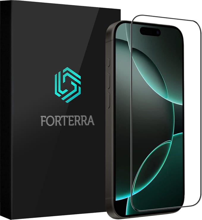 Screenprotector Geschikt voor Apple iPhone 16 Pro Max - Full Cover - Beschermglas - Gehard Glas - Tempered Glass - Screen Protector