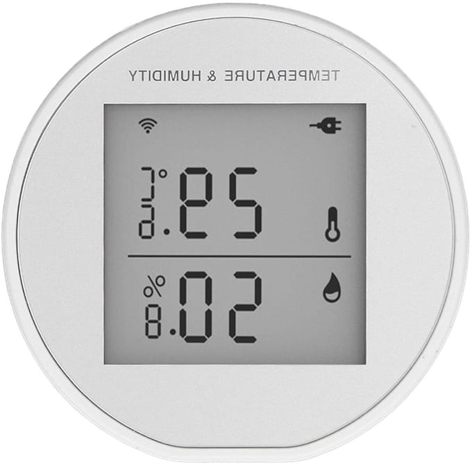 Temperatuur Vochtigheid Sensor - Hygrometer Thermometer - Klimaat Bewaken - Slimme App Waarschuwingen - ±0.5°F ±1% RH - Wit