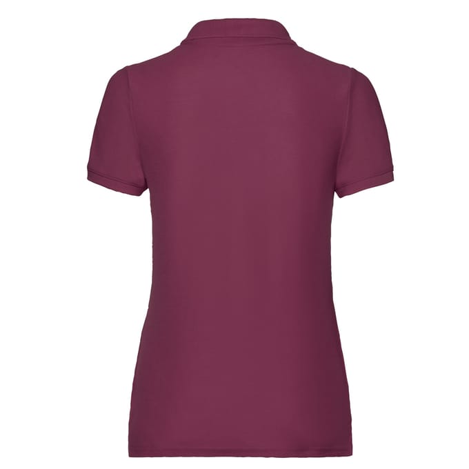 Fruit of the Loom Dames/dames 65/35 Poloshirt (Bourgondië)