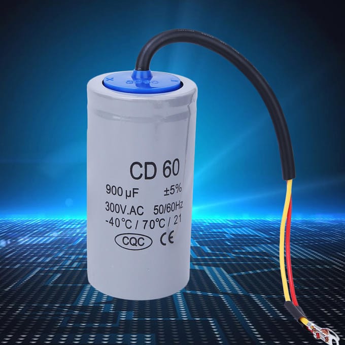 CD60 300V AC 900uf Motor Bedrijfs- Startcondensator voor Airconditioner Pomp