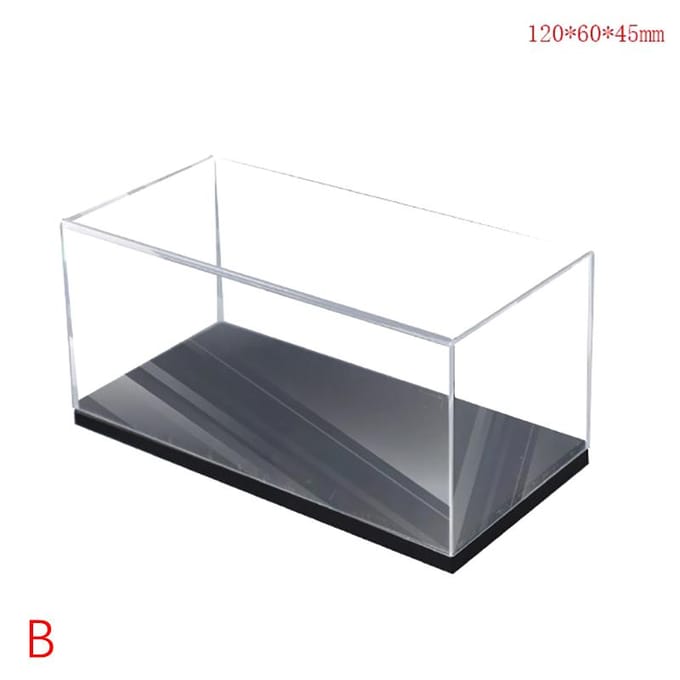 Duurzaam Drie Maten 1:64 Auto Model Display Box Transparante Beschermhoes Acryl Stofkap Opberghouder