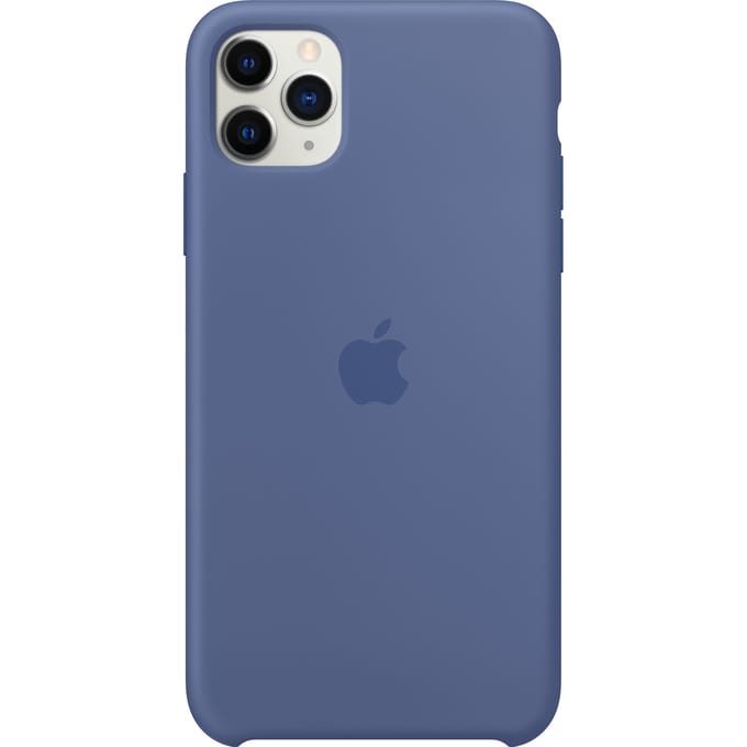 Silicone Backcover voor de Apple iPhone 11 Pro Max - Linen Blue
