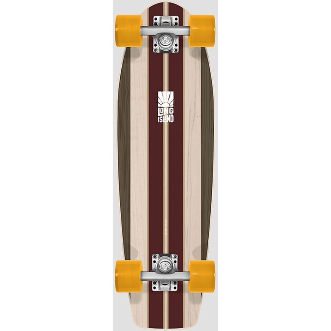 Long Island Longboards Stripe 26"X7.5" Complete patroon