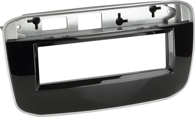 1 Din Radiomontageframe Fiat Punto Evo, Abarth (2011-2019) - Zwart