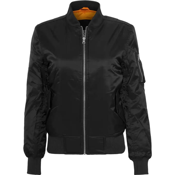 Dames basic bomber jas zwart - L - Urban Classics