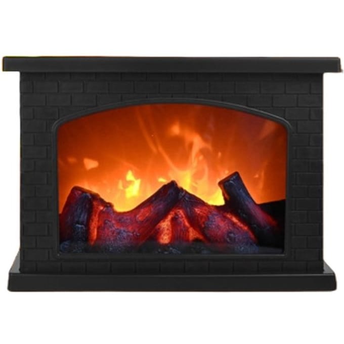 Ceruzo Led Sfeerhaard - H20x12x28 cm- Mini Open Haard Lantaarn