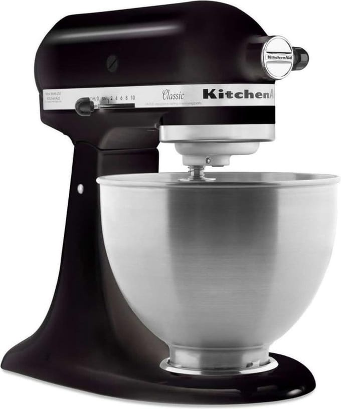 KitchenAid 5K45SSEBM Classic - Keukenmachine - Mat Zwart