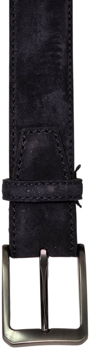 Melik Aspen Riem Donkerblauw Suede Heren 110CM