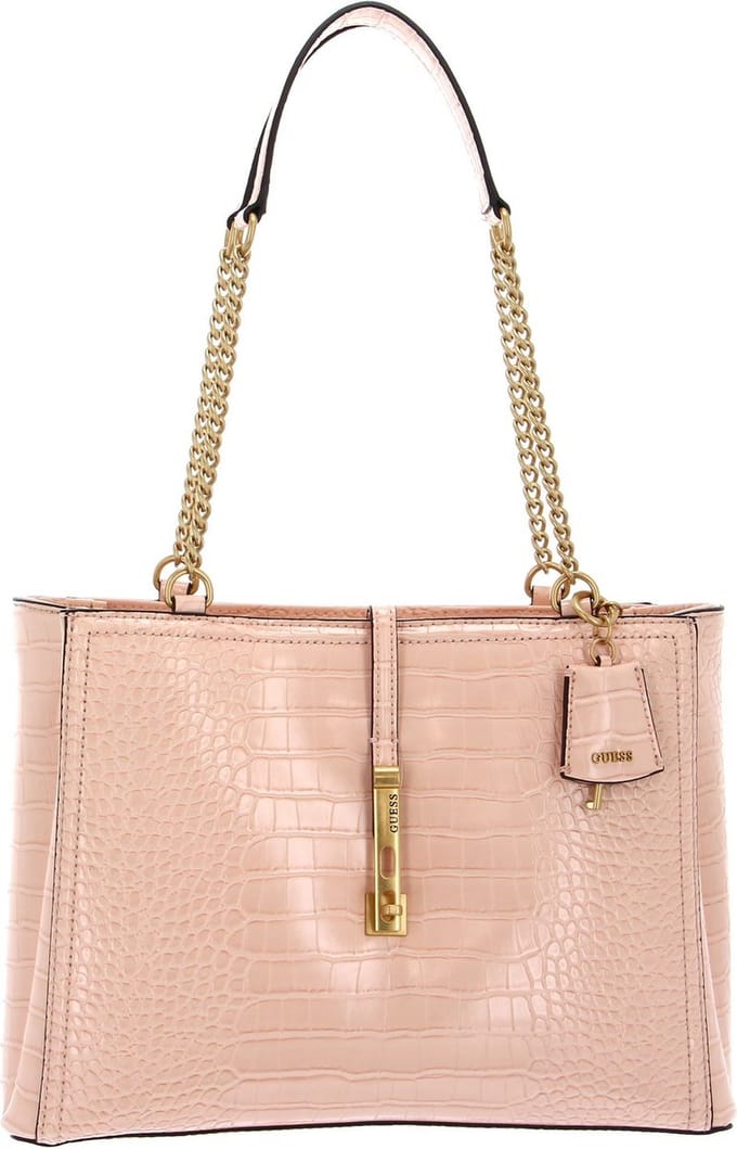 GUESS Schoudertas James Girlfriend Carryall Apricot Cream Abrikoos