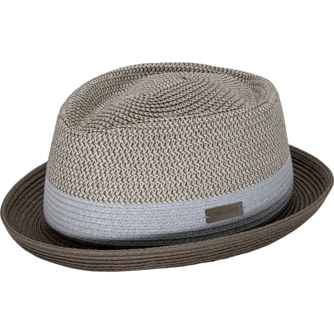 Chillouts Paea Unisex Hoed - grijs/blauw - S-M