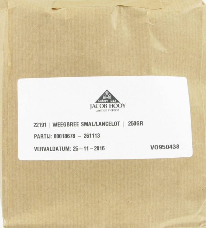 Jacob Hooy Weegbree Smal - 250 gr