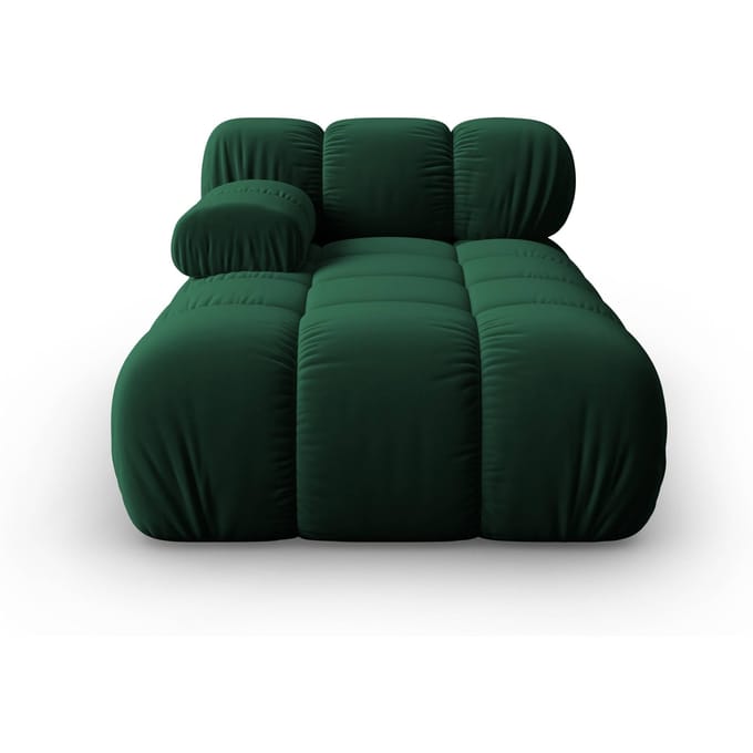 Modulair-chaise longue Tropea links velvet | Milo Casa