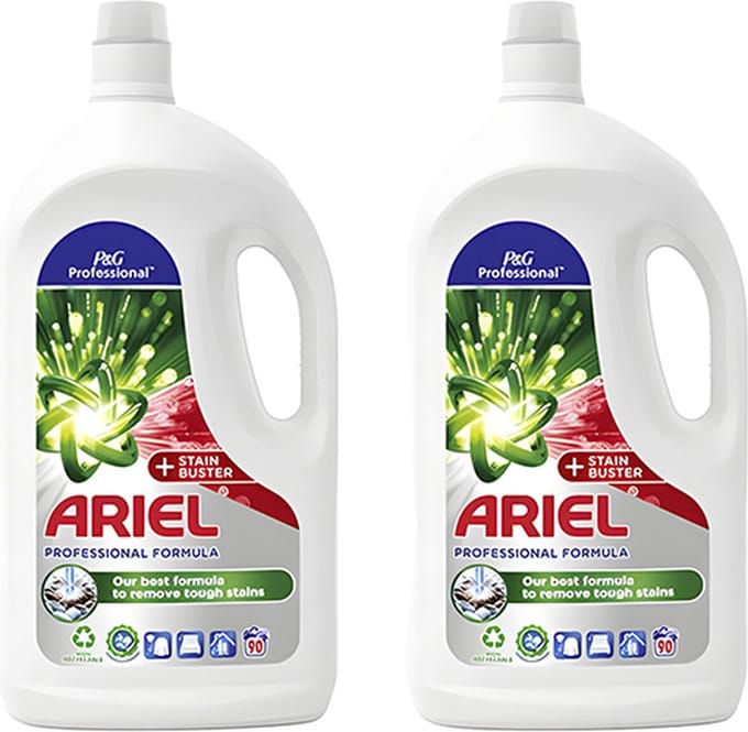 2-pack - Ariel vloeibaar wasmiddel Stain Buster - 4.05L - 180 wasbeurten