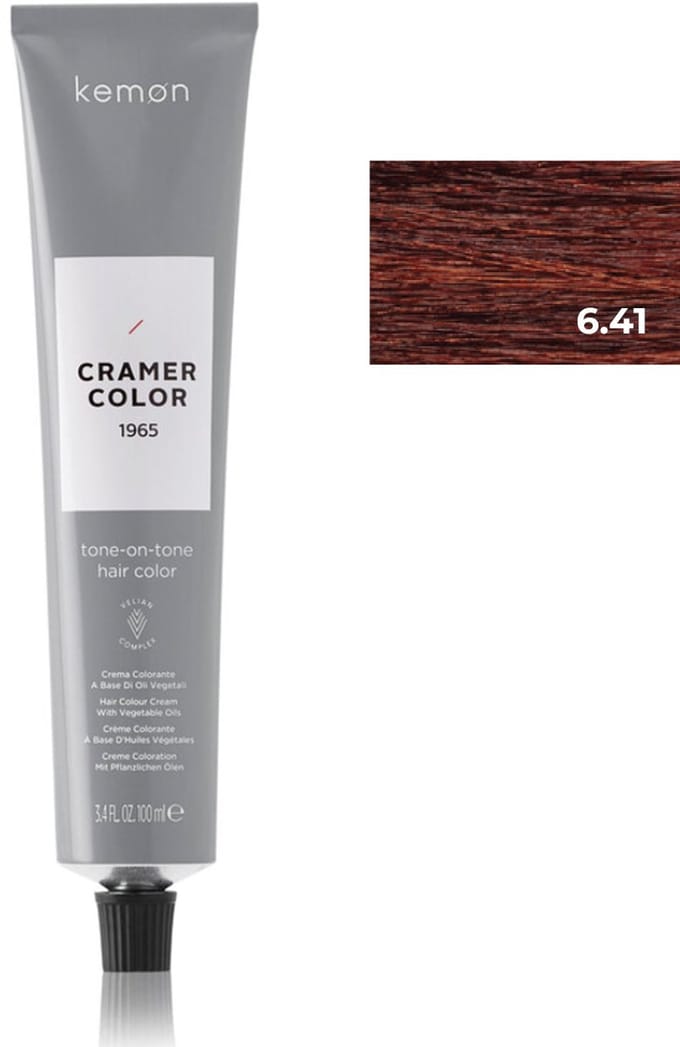 Kemon Cramer Tot 6.41 Dk Copper Ash Blonde 100Ml V2