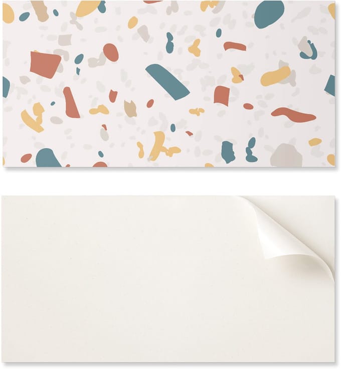 Decoratief paneel met grafische elementen, 100x50 cm, abstract patroon met vormen.