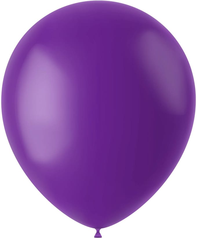 Ballonnen Orchid Purple Mat 33cm - 10 stuks