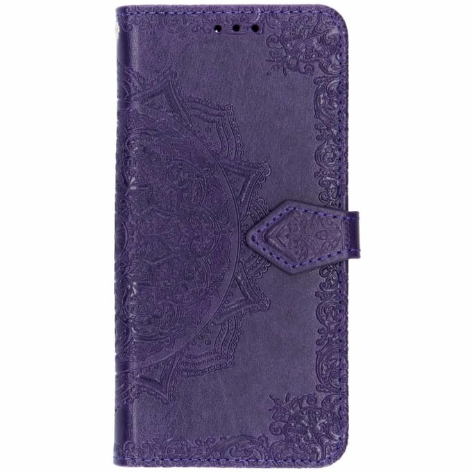 Mandala Bookcase voor de Samsung Galaxy S10 - Paars