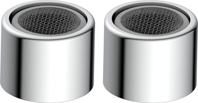 KIRCHHOFF Straalregelaar - Chroom - M22IG (2x)