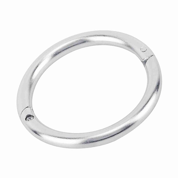 RVS Stier Koe Vee Neusring Veeteelt Accessoire(M) S white