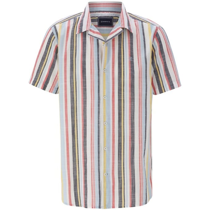 Babista herren Overhemd Met Korte Mouwen - 39/40 - rood - Plus Size