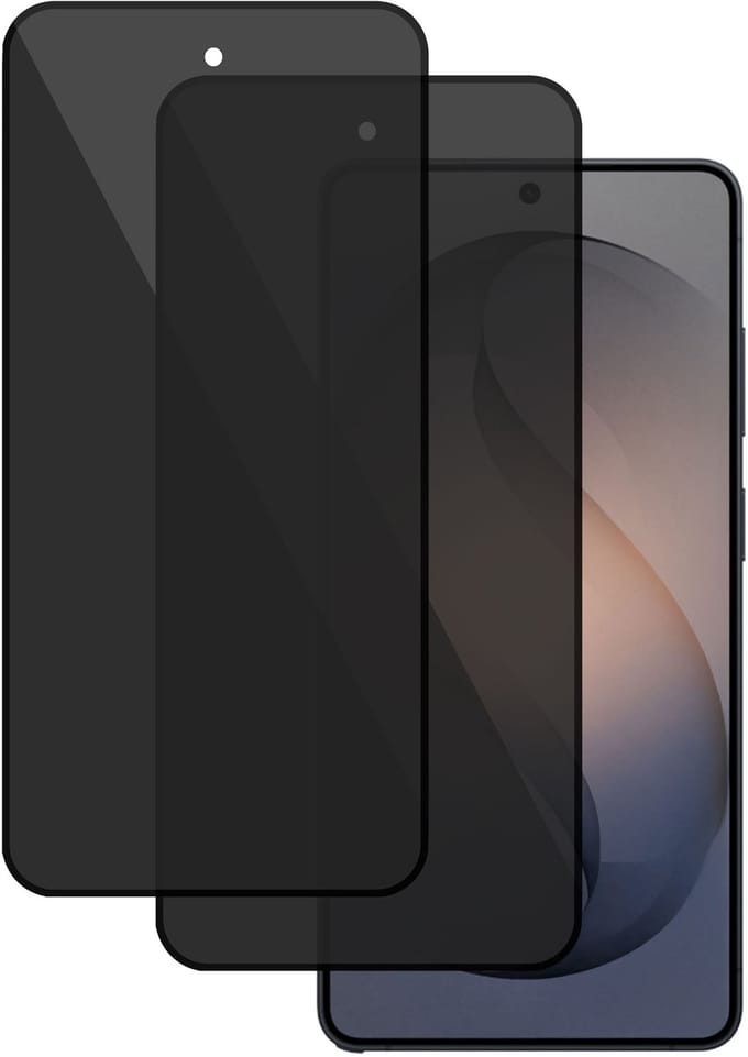 2x TechNow Privé Screenprotector geschikt voor Samsung Galaxy S26 Screenprotector - Privacy Beschermglas - Rounded - Privacy Proteqt+