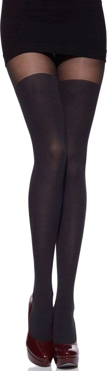 Merry Style Dames Panty - 80 DEN - Medium gloss - Polyamide - MS-SS-R01 - Grafiet - L