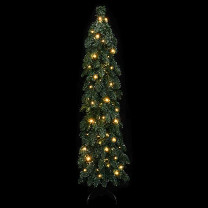 vidaXL - Kunstkerstboom - met - verlichting - 60 - LED's - 120 - cm