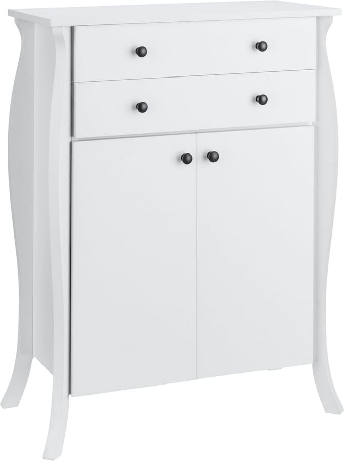 Ludwig-Kast - 2-deuren 2-laden - Wit
