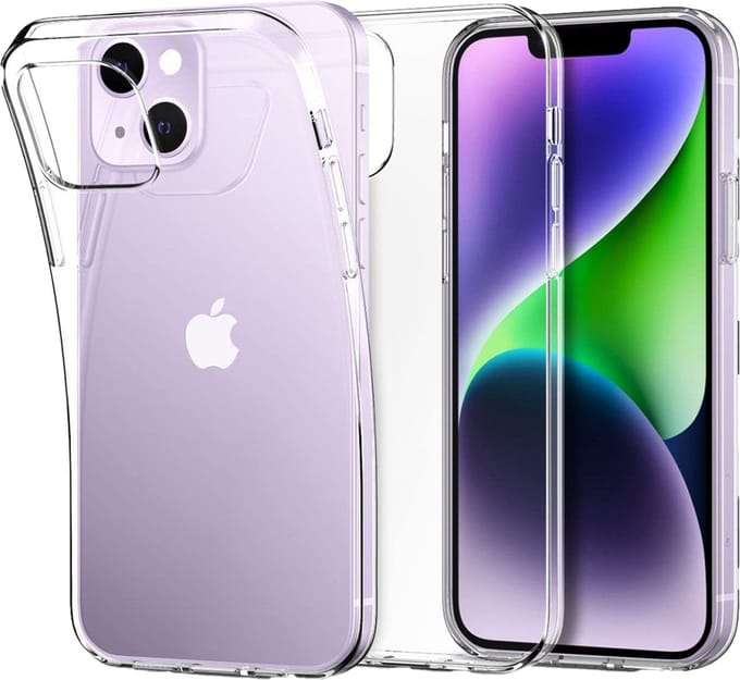 Hoesje geschikt voor iPhone 16 Plus - Backcover - Anti shock - Extra dun - Transparant