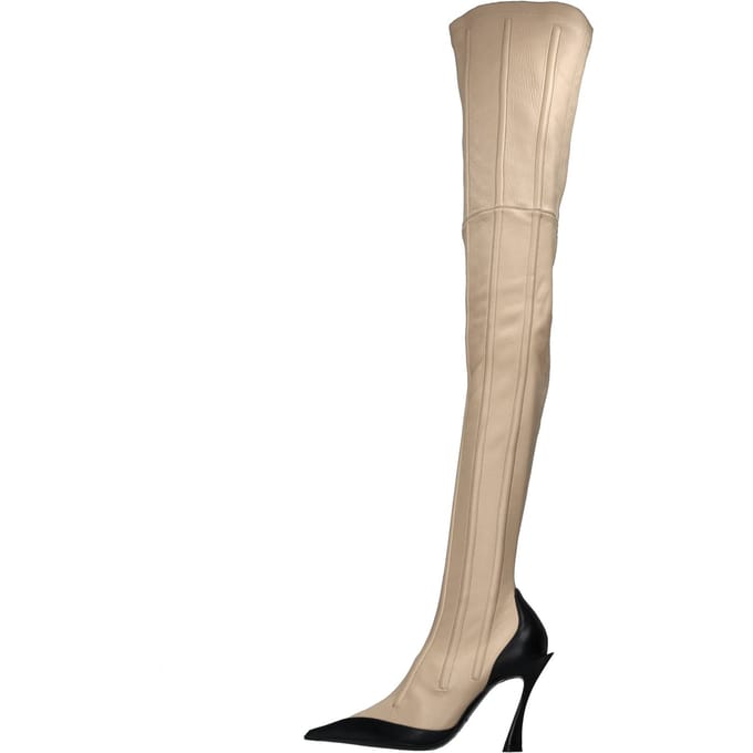 Mugler Boots Beige