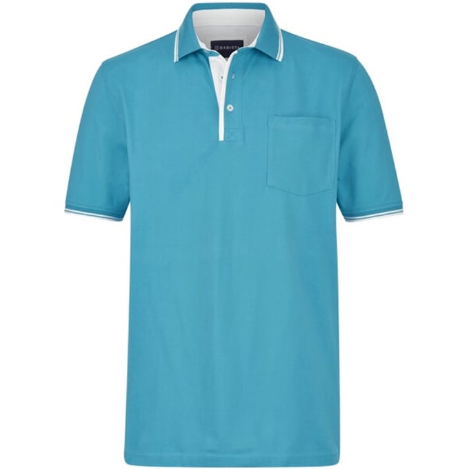 Babista herren Poloshirt - 58 - turquoise - Plus Size