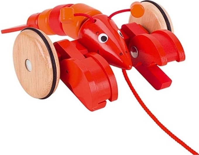 Goki Pull-along Animal Lobster