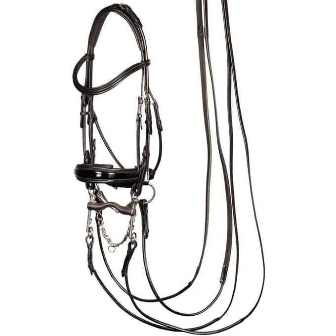 Harry's Horse Hoofdstel S&T Grand Prix Black - cob