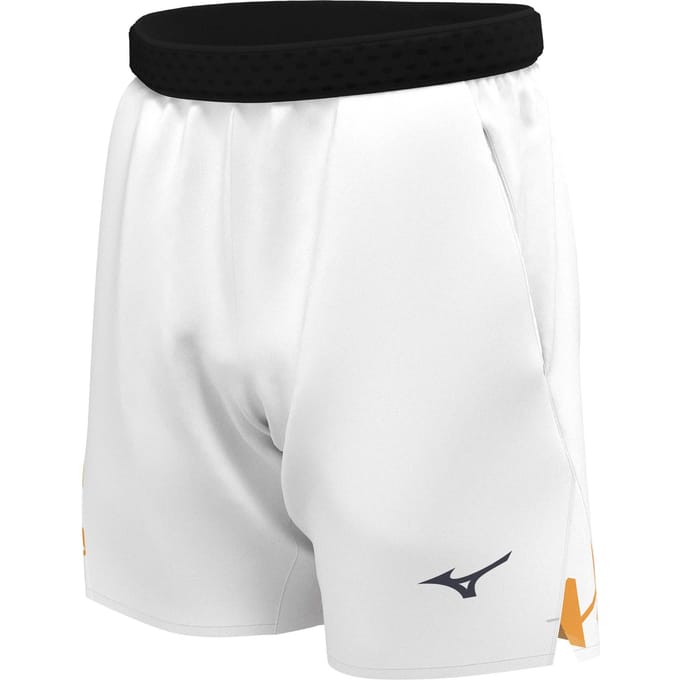 Mizuno Daybreakers Amplify 8in Shorts Heren-Wit,Citroengeel