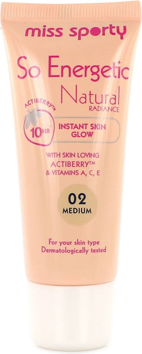 Miss Sporty So Energetic Natural Radiance Foundation - 02 Medium