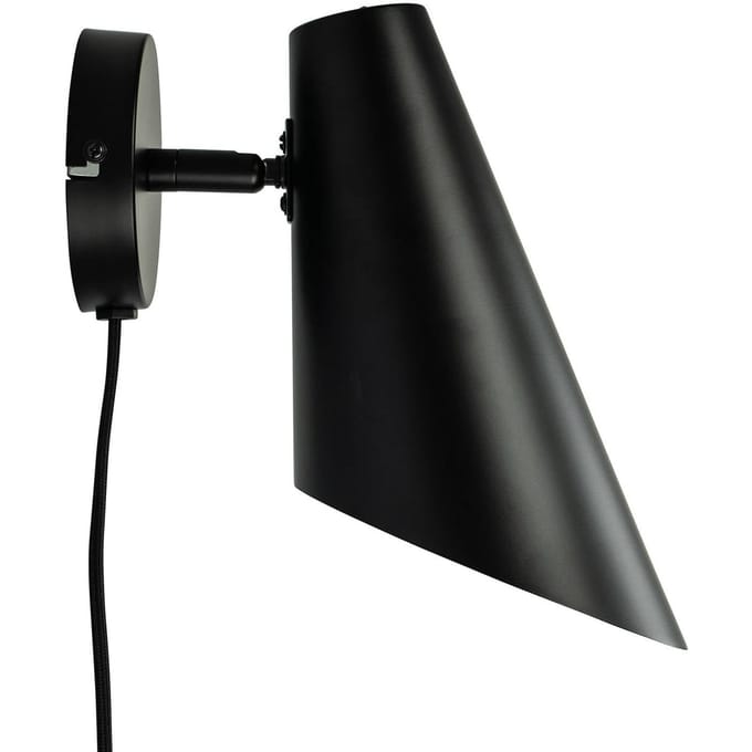 Dyberg Larsen Cale wandlamp hoogte 24,5 cm zwart