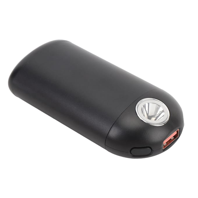 Handwarmer Mobiele Powerbank 5000mAh USB Oplaadbaar Outdoor Handwarmer Draagbare Zakverwarmer black