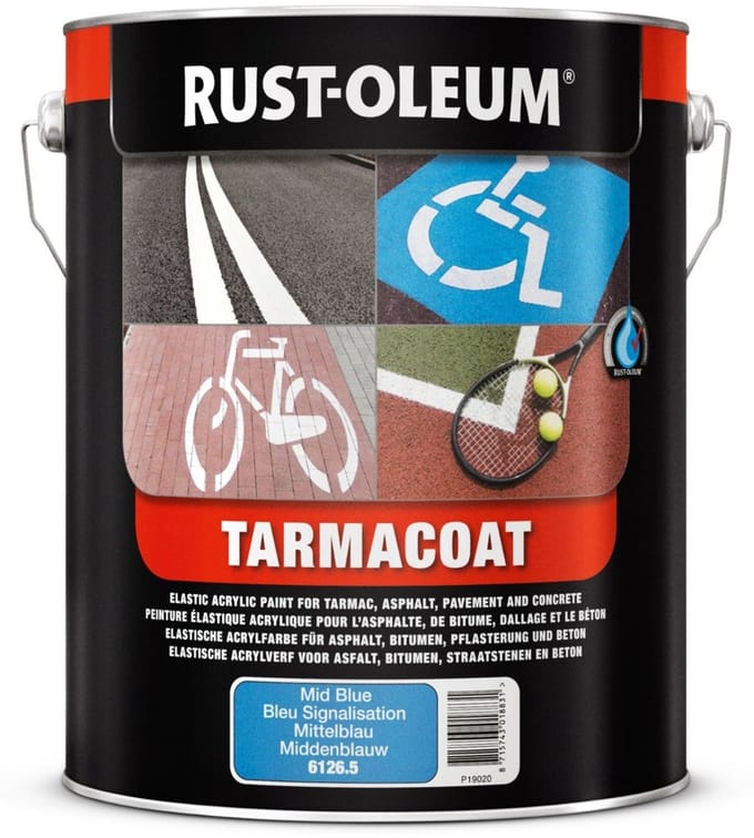 Rust-Oleum TARMACOAT Vloerverf 5 liter - RAL7035 Licht grijs
