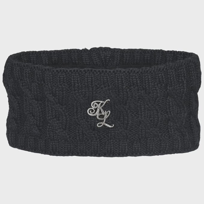 Kingsland KLeverley Ladies Cable Knitted Headband Paars