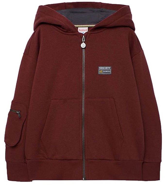 Boboli Fleece Jas Rood 4 Years Jongen