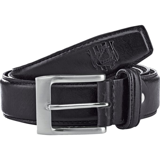 Babista herren Leren Riem - 85 - zwart - Plus Size