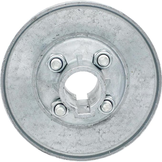 AL-KO Serie - Geribbeld Poelie Wiel - 115mm - 25mm - Aluminium